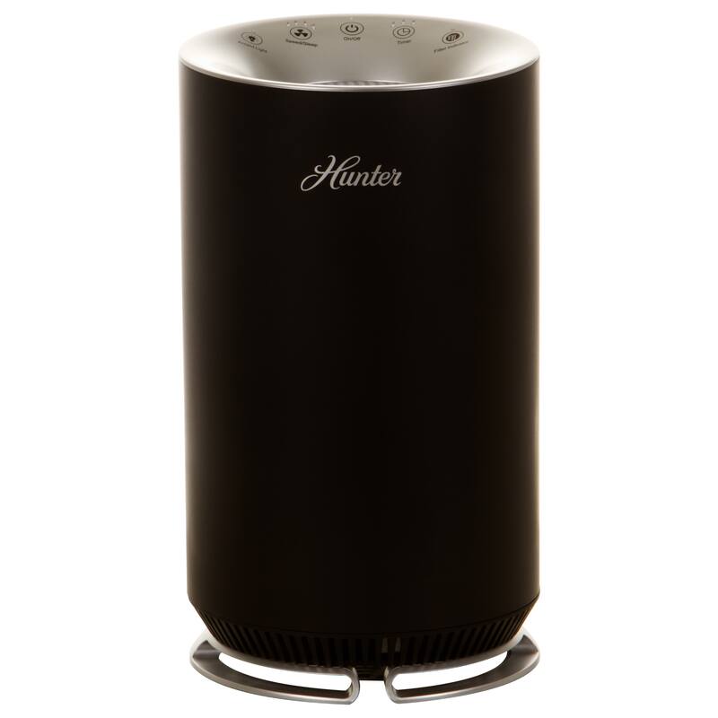 Hunter HP125 AirX EcoSilver HEPA Digital Air Purifier - Black