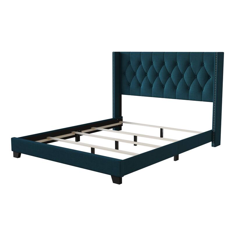 Danbury Tufted Upholstered Panel Bed