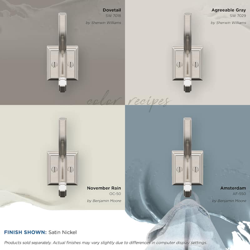 Amerock Aliso Double Prong Decorative Wall Hook