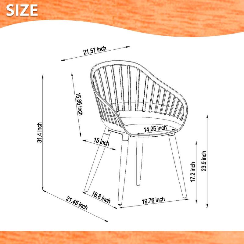 Amazonia Phairer FSC Certified Wood Outdoor Patio Dining Set