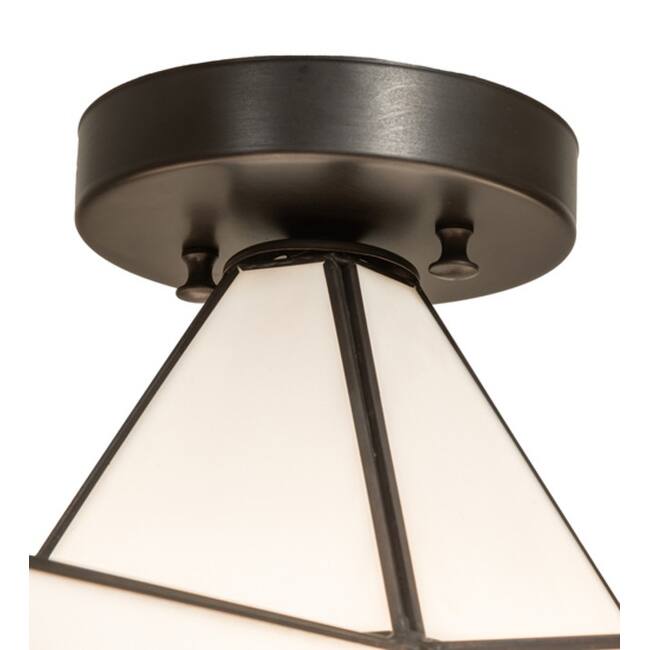 Meyda Tiffany 239498 Moravian Star 18" Wide Semi-Flush Ceiling Fixture