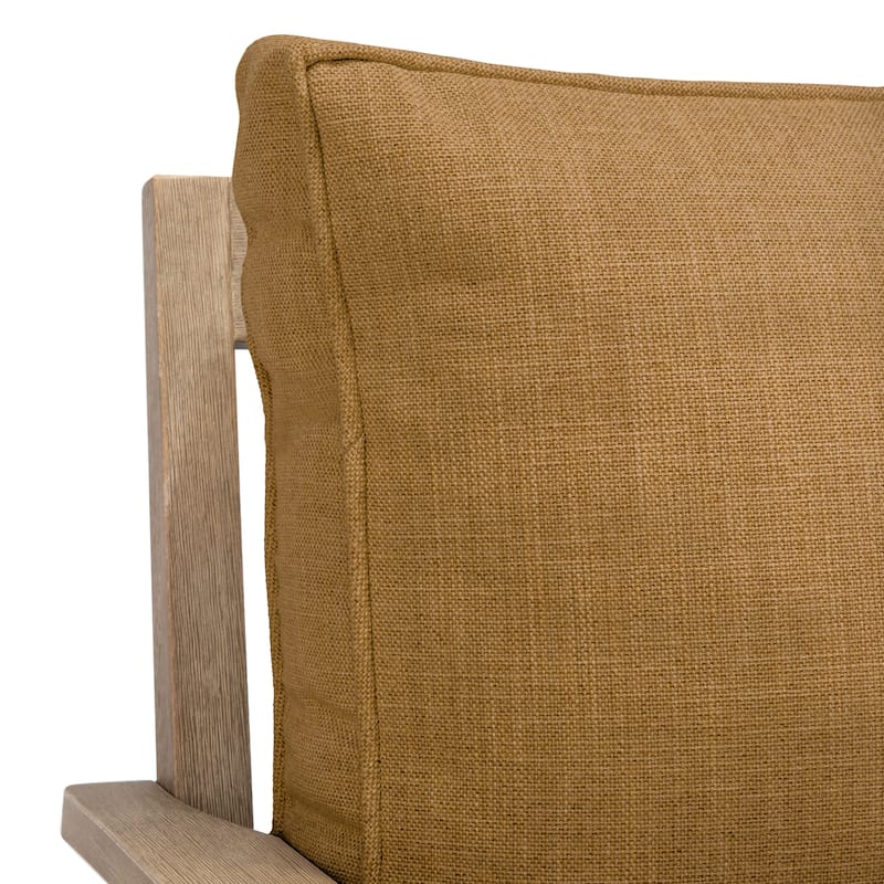 SAFAVIEH Couture Martinique Wood Patio Sofa - 82"W x 35"D x 32"H
