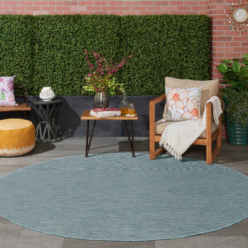 Nourison Practical Solutions Indoor/Outdoor Geometric Area Rug