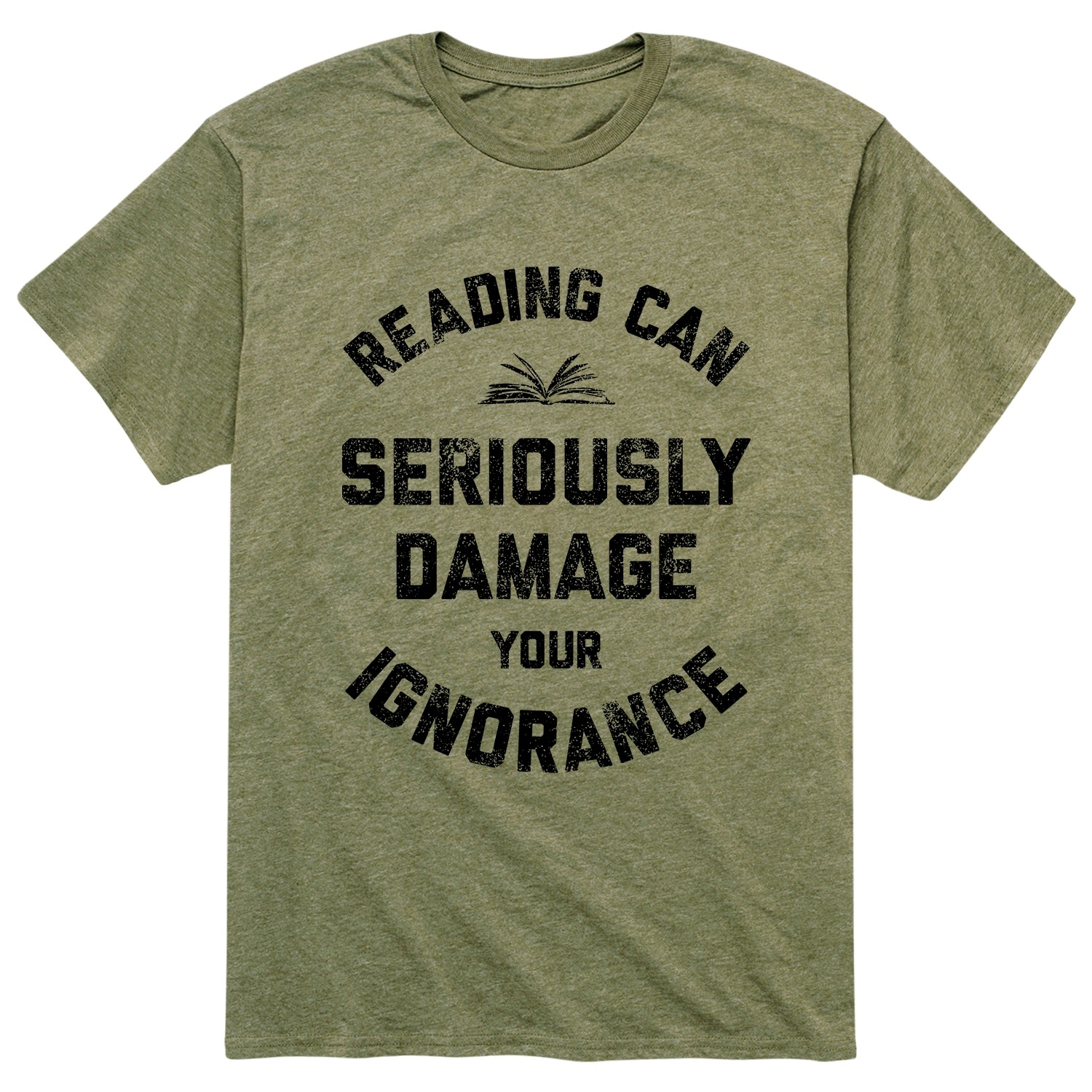 Reading Can Seriously Damage Your Ignorance - Adult Short Sleeve Tee
