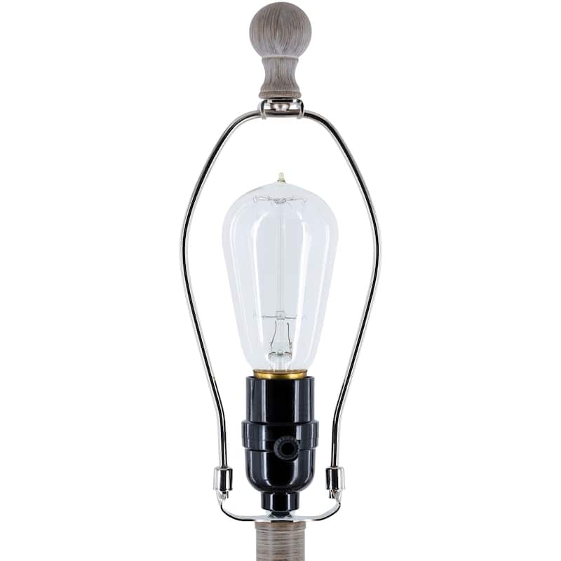 Drue Textured Traditional Table Lamp - 28"H x 14"W x 14"D