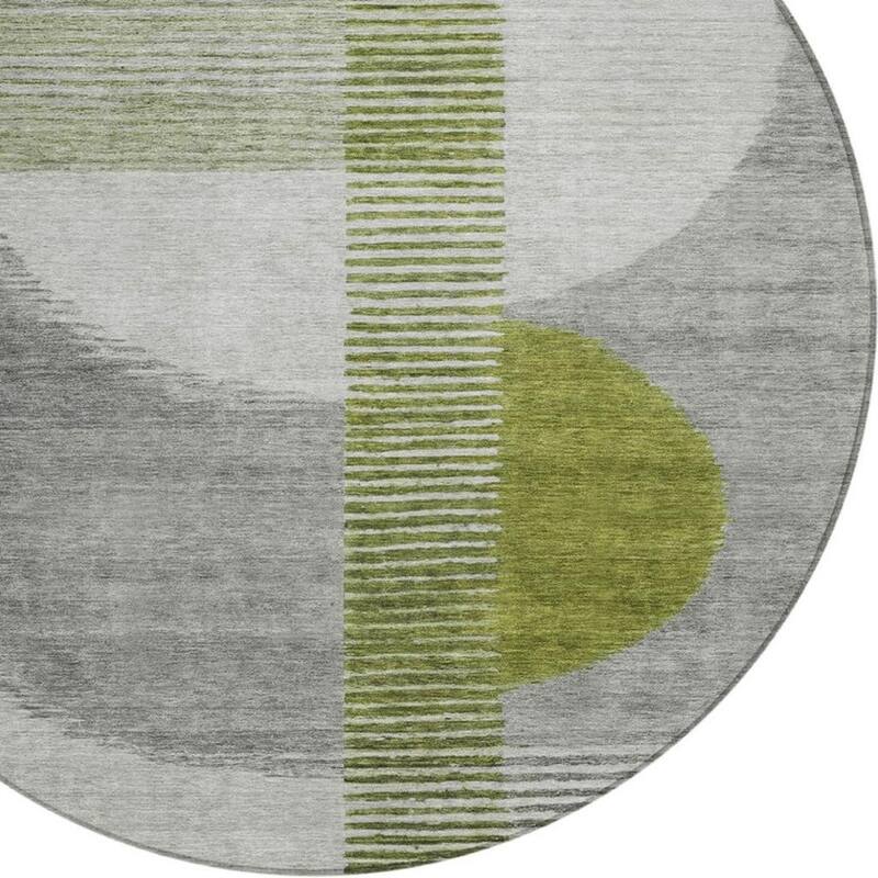 HomeRoots Geometric Transitional Rectangle Outdoor Rug