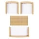 preview thumbnail 26 of 52, SAFAVIEH Outdoor Aboka 4-Piece Conversation Patio Set