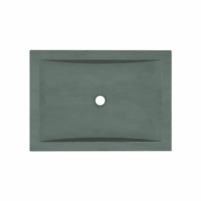 Cabrillo 21-inch NativeStone Undermount Bathroom Sink - 20.75" x 14.75" x 5"