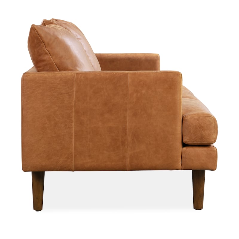 Poly & Bark Girona 88" Sofa - Full Grain Genuine Italian Leather