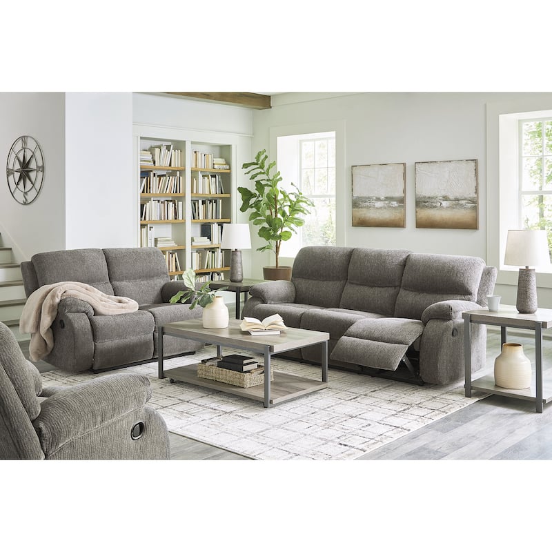 Signature Design by Ashley Scranto 3-Piece Upholstery Package - 86"W x 40"D x 41"H - Gray
