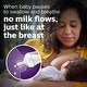 preview thumbnail 2 of 6, Philips Avent Natural Baby Bottle With Natural Response Nipple, Clear, 4oz, 3pk