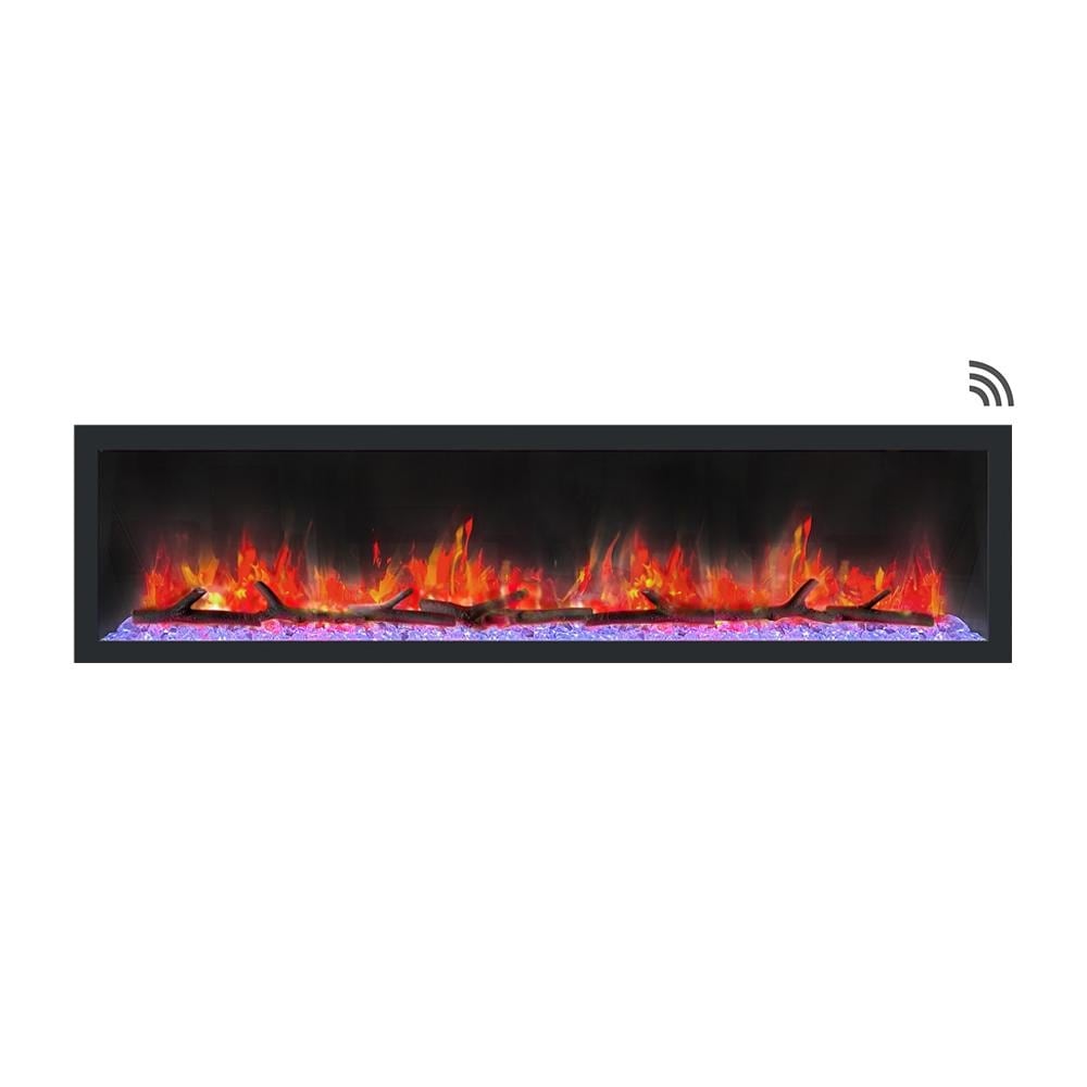 Dynasty Cascade 74-inch Smart Control Electric Fireplaces - 74.5