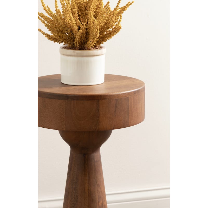 Kate and Laurel Solbrett Wood Drink Table