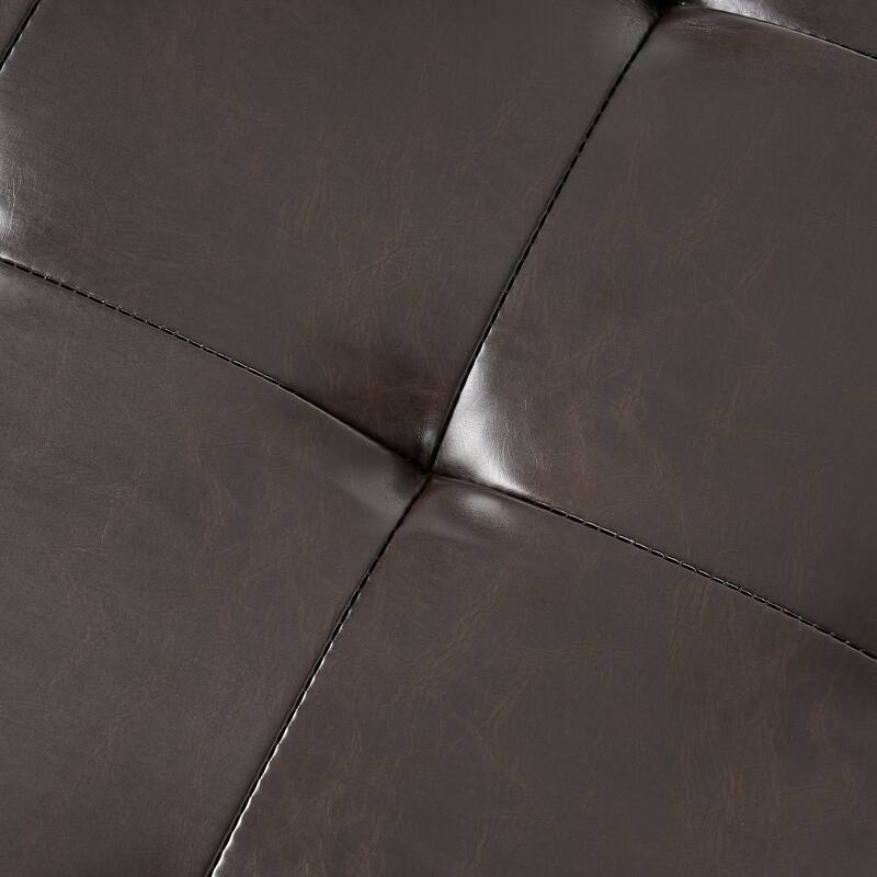 Miriam Wood Square Storage Ottoman Bench by Christopher Knight Home