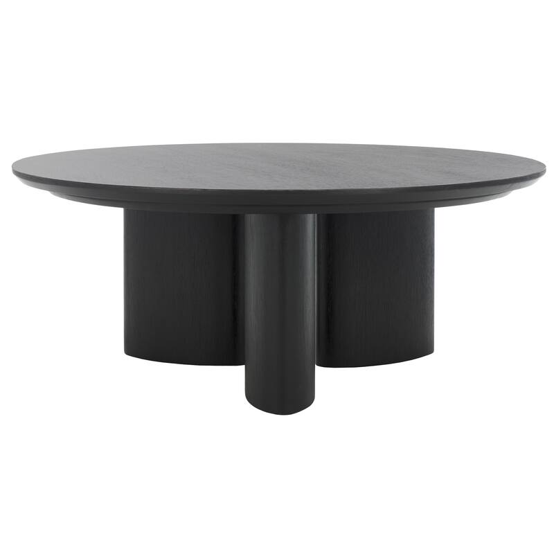 SAFAVIEH Couture Barnard Round Wood Coffee Table - 38"W x 38"D x 15"H