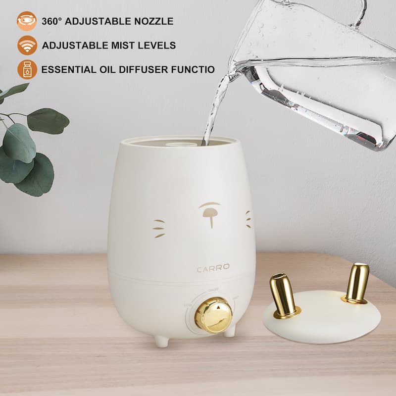 3L Top Fill Mist Humidifiers for Bedroom Middle Room