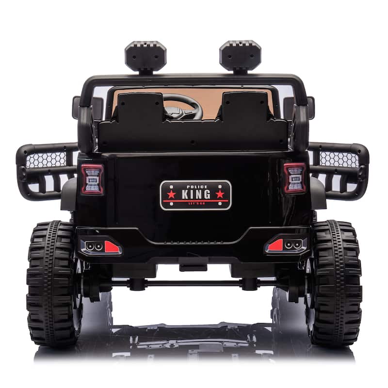 24V Two-Seater Kids Ride On Electric Car W/Parents Control,400w Motor,Provide A Speed Of 1.86-4.35mph For Kids Of 3+