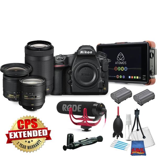 Shop Nikon D850 Dslr Camera International Version Professional Filmmaker Combo Bundle Overstock 21235650