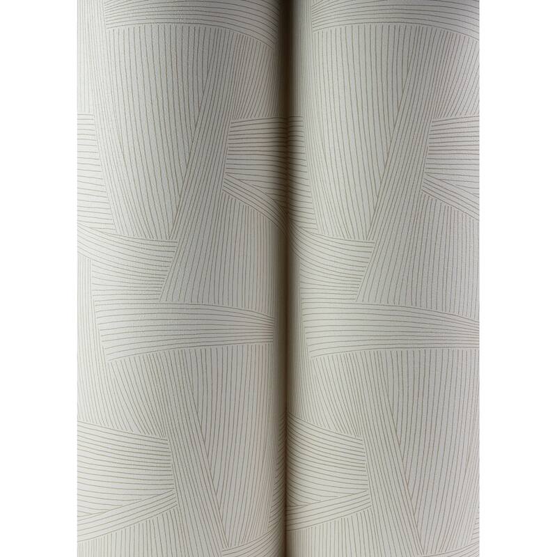 A-Street Prints Reid Light Brown Woven Geometric Wallpaper