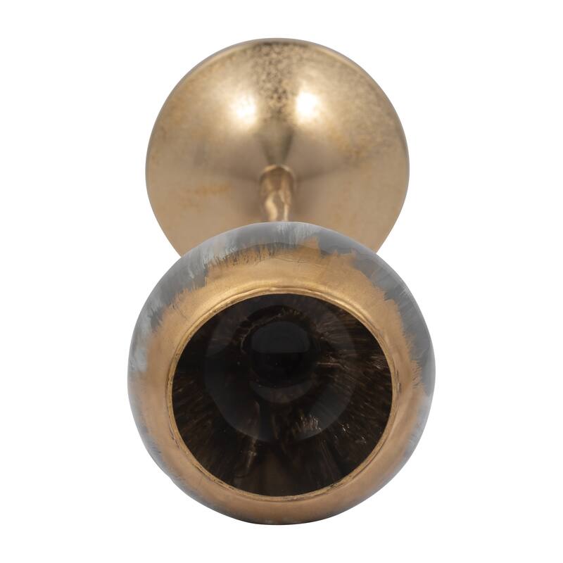 Glass Modern Stem Round Tealight Candle Holder