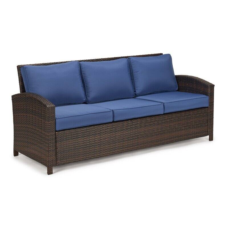 6-Piece Outdoor Wicker Patio Conversation Set