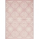 preview thumbnail 59 of 129, Nourison Jane Floral Medallion Indoor only Area Rug 4' x 6' - Ivory/Pink