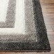 preview thumbnail 3 of 4, Livabliss Bologna Border Stripes Plush Area Rug