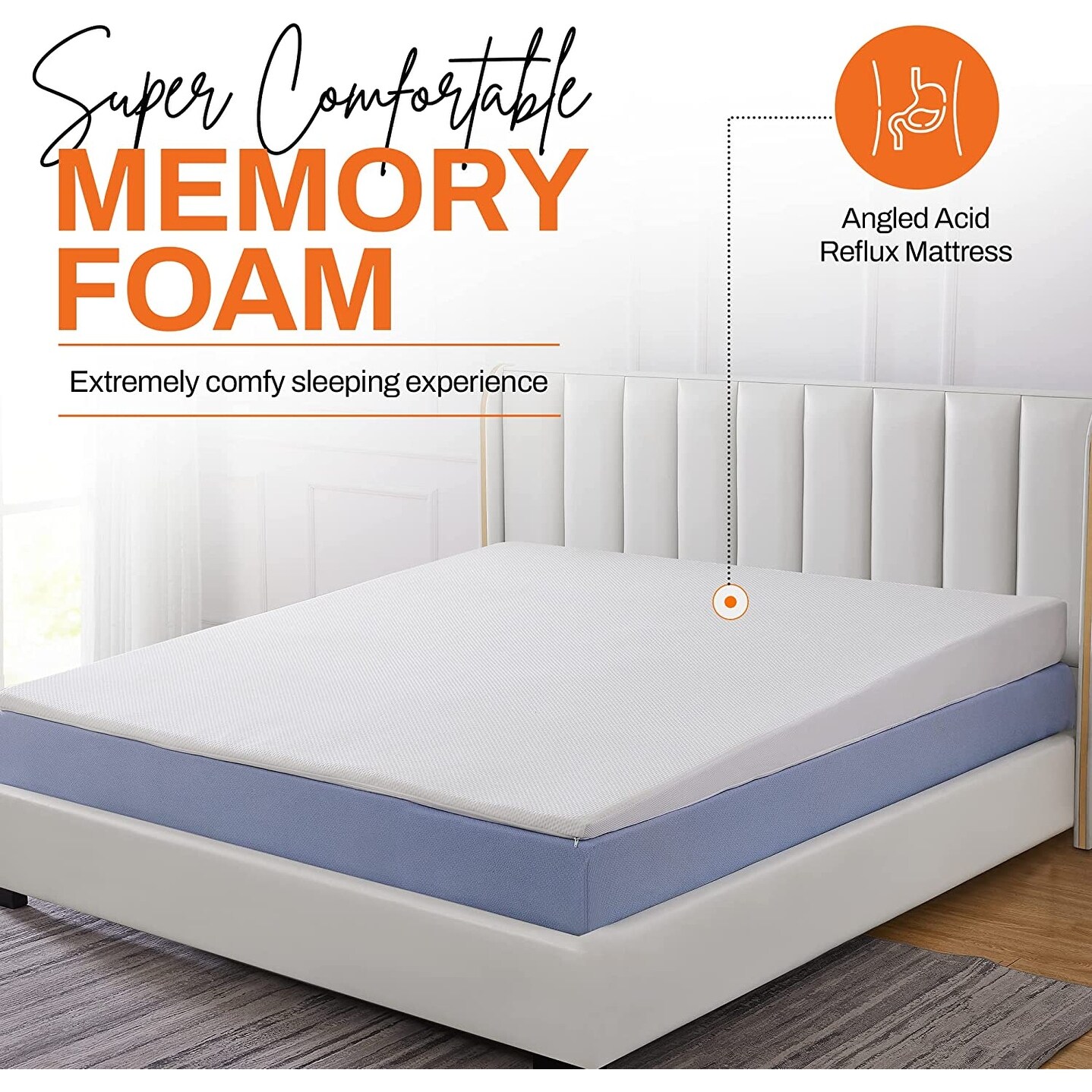 Wedge mattress best sale topper