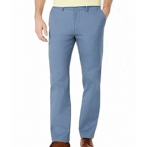 Club Room Mens Pants Dusk Blue Size 38x30 Flat Front Chino Stretch. Opens flyout.