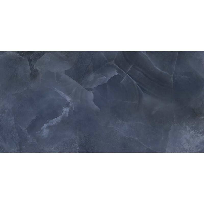 The Tile Life Geo Lust 12x24 Blue Porcelain Floor & Wall Tile