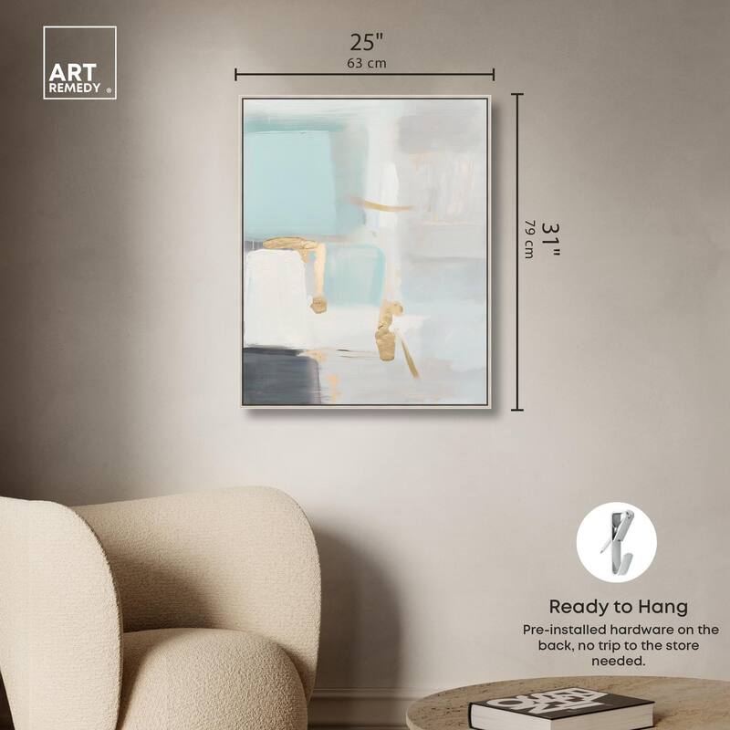 Pale Radiance I Canvas by Art Remedy
