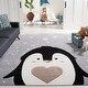 preview thumbnail 1 of 12, SAFAVIEH Carousel Kids Nette Penguin Rug 8'  x  10' - Runner