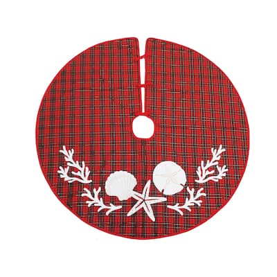 Seaside Plaid Treeskirt