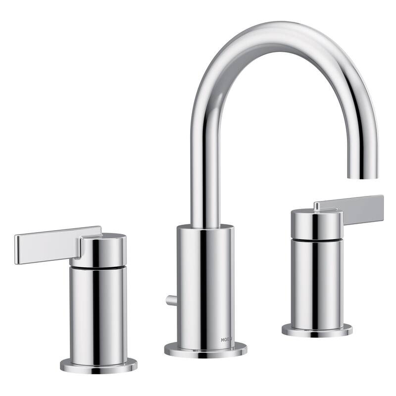 Moen TV6222 Cia 1.2 GPM Widespread Bathroom Faucet with Pop-Up Drain - Chrome