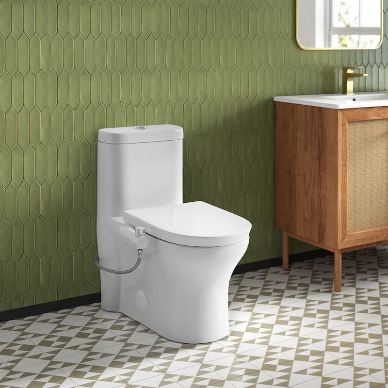 Montmartre Non-Electric Bidet Toilet Attachment - 14.95" x 11.95" 3.5"