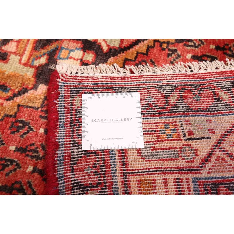 ECARPETGALLERY Hand-knotted Andelz Red Wool Rug - 4'1 x 12'5