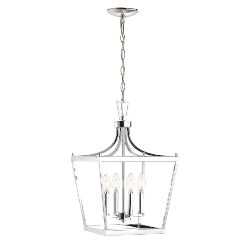 SAFAVIEH Lighting Olgica 4-light Pendant - 13"x13"x24.75-96.75" - 13Wx13Dx97H