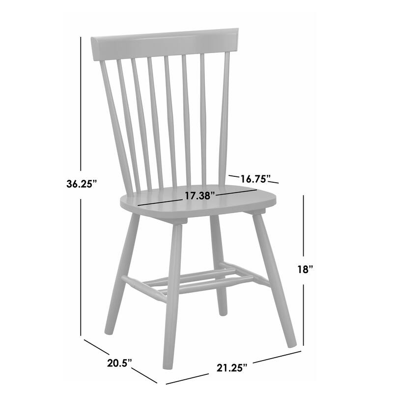 Simple Living Kale 5-piece White Dining Set