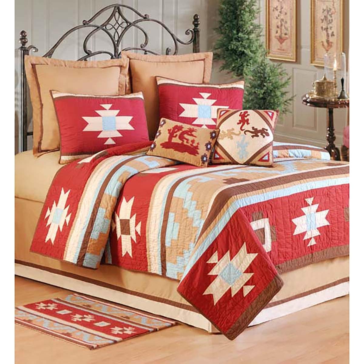 Canyon Dance Earth K Bed Skirt