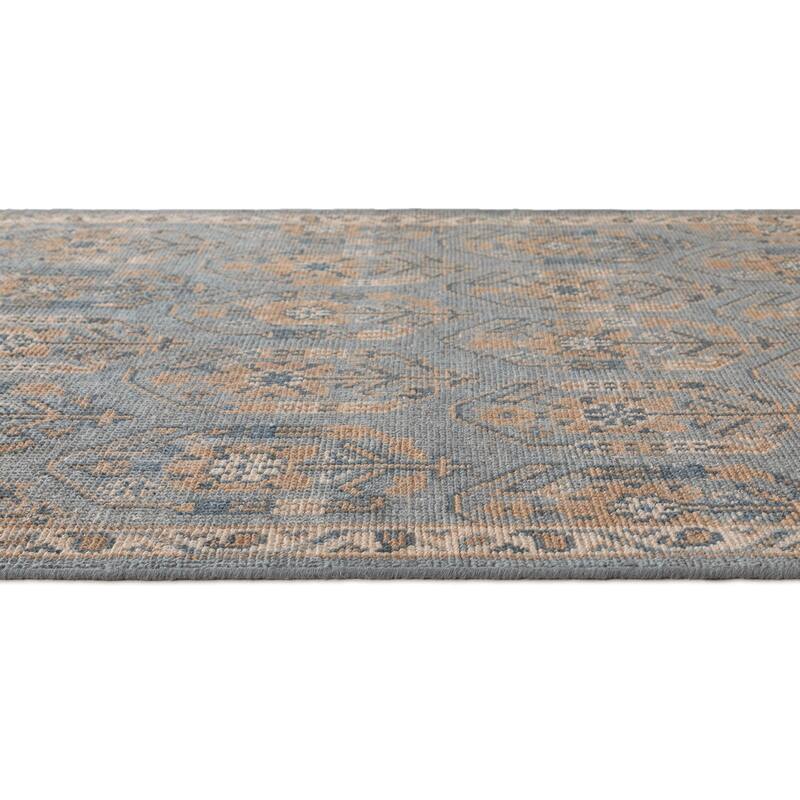 Terra by Obeetee Tuscany Pesely Blue Rug