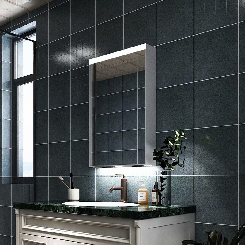 Shop 20 X 30 Led Bathroom Medicine Cabinet With Mirror Intelligent Switch Aluminum Frame Surface Mounting Only Door Left Open On Sale Overstock 31806691