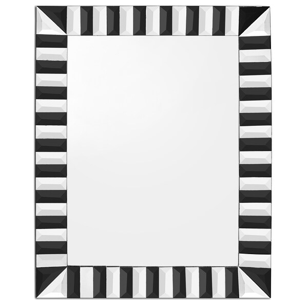 Clear and Black Waves Mirror. Opens flyout.
