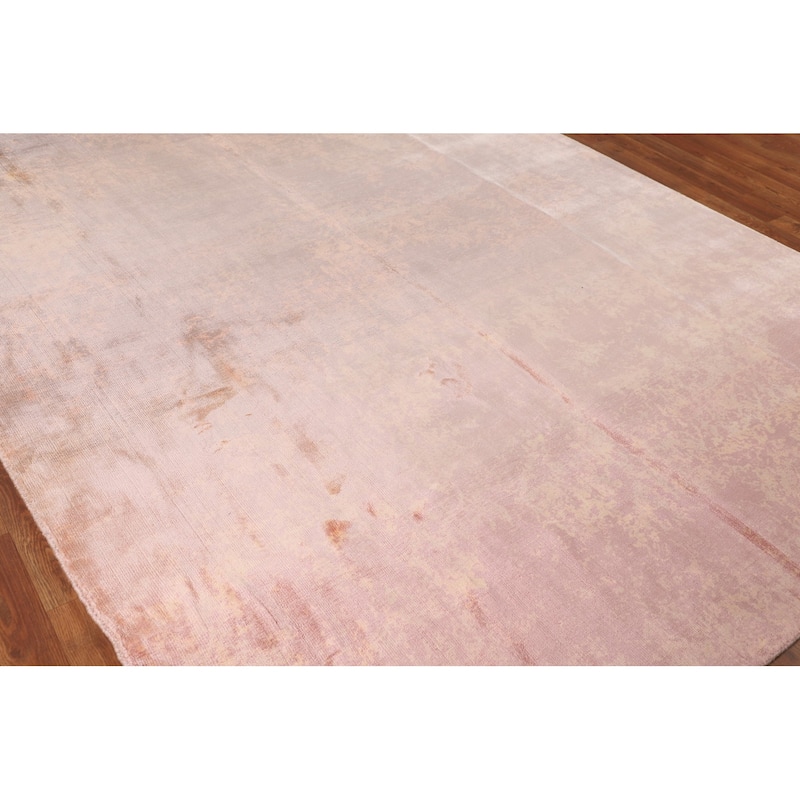 All-Over Abstract Modern Area Rug Handmade Wool Carpet - 6'8" X 9'8"