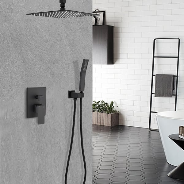 slide 1 of 56, YASINU 2 Function Ceiling Mounted Square Rainfall Shower Head Bathroom Shower System Sets