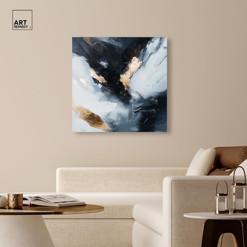 Golden Spark II Canvas by Art Remedy, Gallery Wrapped
