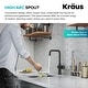 preview thumbnail 62 of 165, Kraus Urbix Industrial Solid Brass Kitchen Faucet