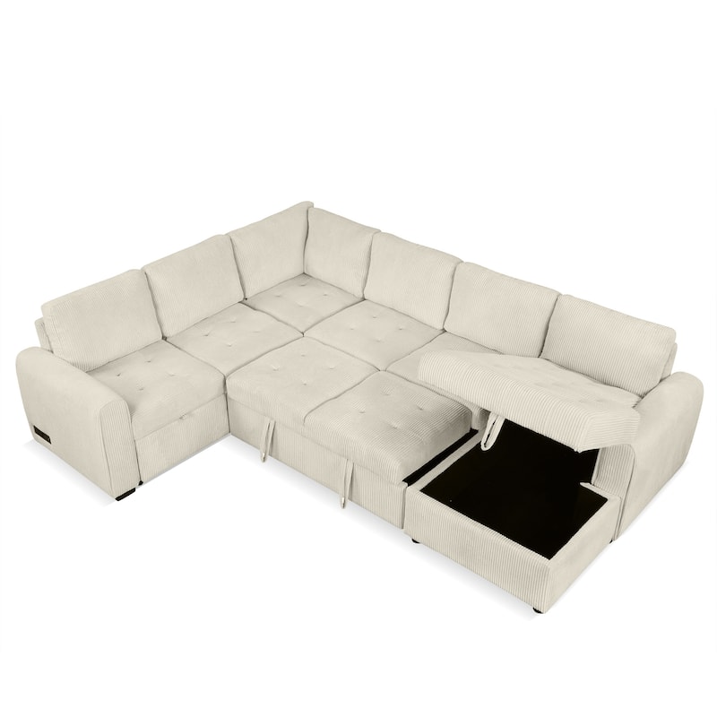 107.5inch U-shaped Sofa Sectional Sofa