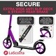 preview thumbnail 5 of 6, Lascoota Kick Scooter for Adults & Teens. Lightweight Foldable Scooter (Teen, Purple)