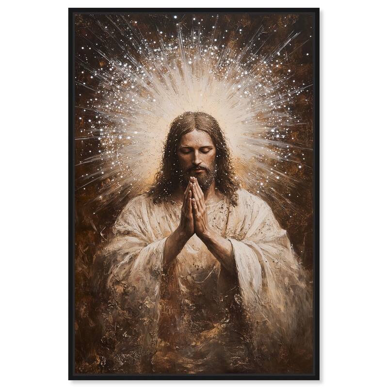 Meditation Manifested Canvas by Art Remedy - Black - 24" x 36"