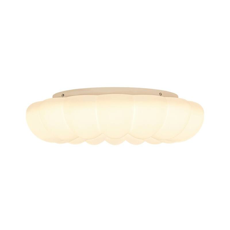 Blooming Peony Dimmable LED Flush-mount Nursery Ceiling Light - 18.9 in